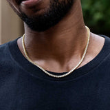 Cadena de tenis de oro con diamantes Big Daddy de 3 mm