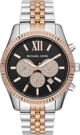 Michael Kors Lexington Tri Tone Men's Watch  MK8714 - Watches of America