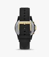 Armani Exchange Reloj cronógrafo de cuarzo con esfera negra para hombre AX7105