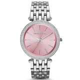 Michael Kors Darci Crystal Paved Pink Dial Ladies Watch MK3352 - Watches of America