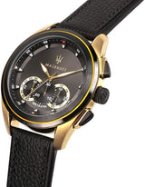 Maserati Black Leather Men's Watch R8871612033 - Watches of America #5