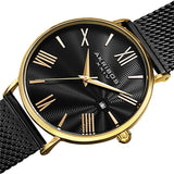 Akribos XXIV Quartz Black Dial Men's Watch #AK1110BKG - Watches of America #2