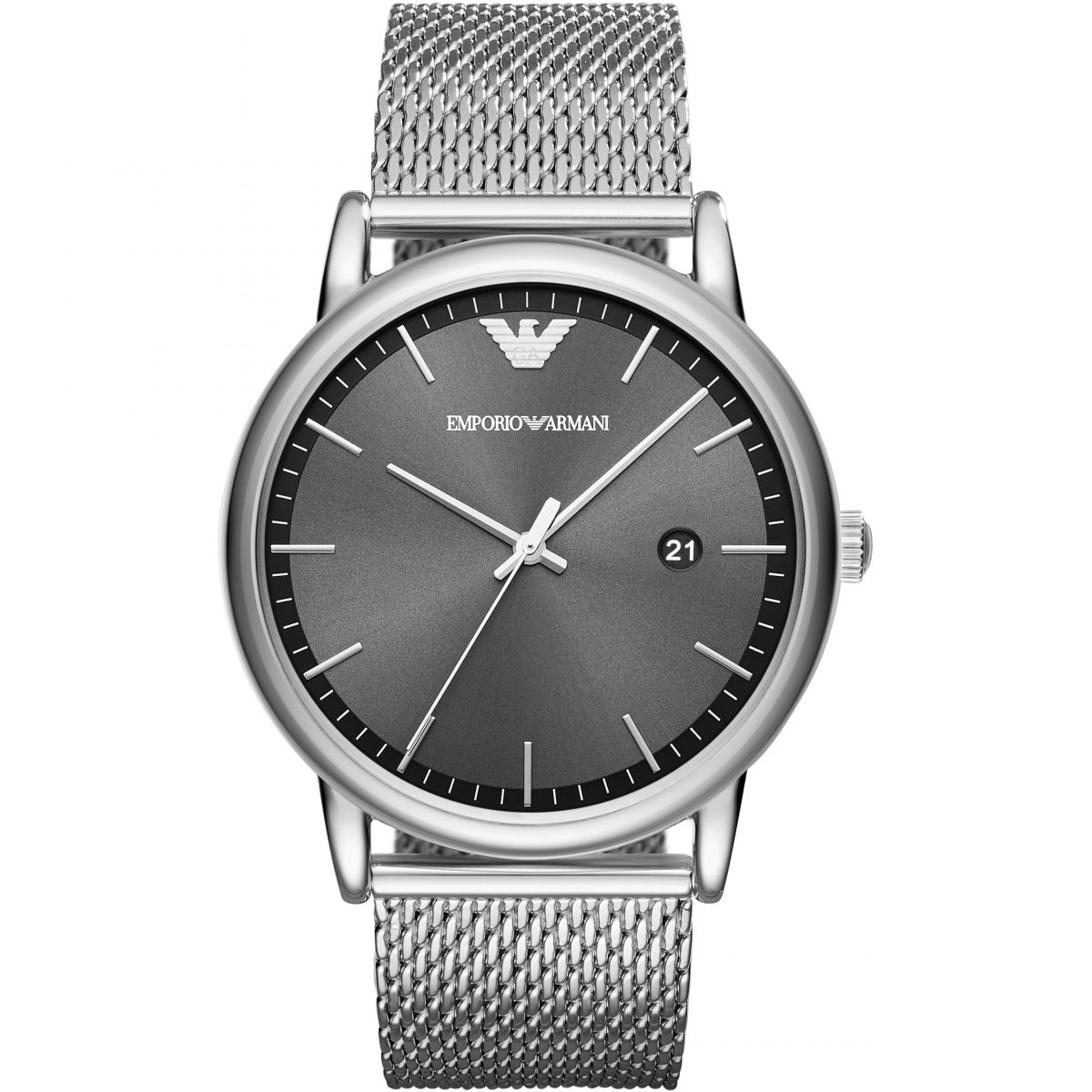 Armani black clearance mesh watch