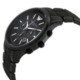 Emporio Armani Ceramica Chronograph Black Dial Men's Watch AR1451 - Watches of America #2