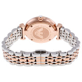 Armani White Crystal Pave Dial Two-tone Ladies Watch #AR1926 - Watches of America #3