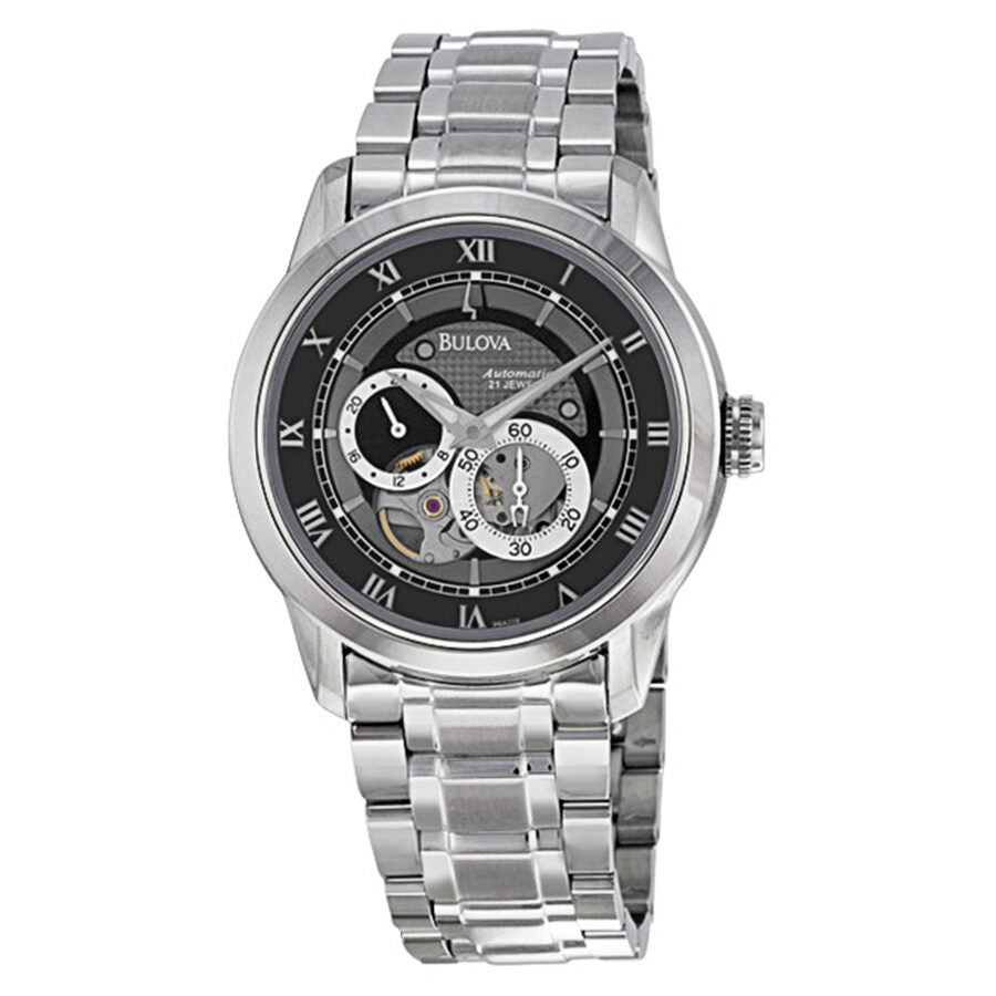 BULOVA 96A119 Skeleton Automatic 21 Bulova BVA 21-Jewels Skeleton