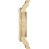 Burberry Men’s Swiss Made Quartz Black Check Stamped Leather Strap Gold Dial Men's Watch BU9032 - Watches of America #2