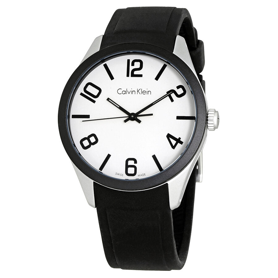 Calvin Klein Color White Dial Men s Watch K5E51CB2 Watches of America