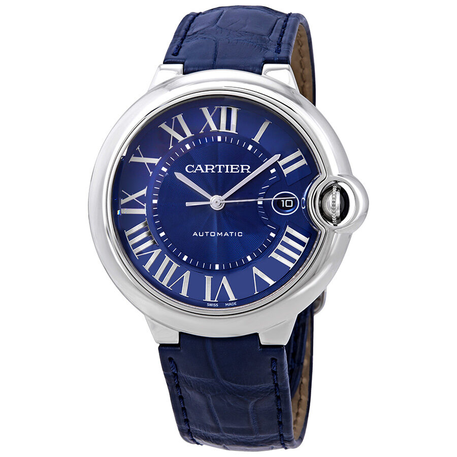 Cartier Ballon Bleu Automatic Blue Dial Men s Watch WSBB0025 Watches of America