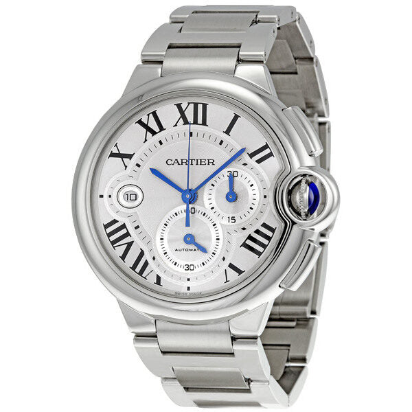 Cartier Ballon Bleu Silver Dial Chronograph Men s Watch W6920002 Watches of America