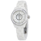 Chanel J12 Mother of Pearl White Ceramic Ladies Watch #H2570 - Watches of America