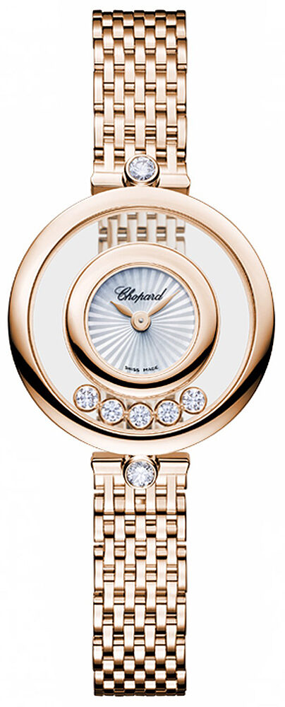 Reloj Chopard Happy Diamonds con esfera de nácar para mujer 209416