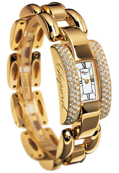 Chopard La Strada Diamante 18k Oro amarillo Reloj para mujer 41