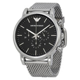 Emporio Armani Classic Chronograph Black Dial Men's Watch #AR1808 - Watches of America
