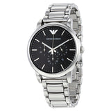Emporio Armani Classic Chronograph Black Dial Men's Watch #AR1894 - Watches of America