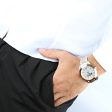 Reloj Maserati Traguardo Automático Plata Open Heart Dial Hombre R8823112001