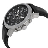 Fossil Grant Black Dial Black Leather Men's Watch FS4812 - Watches of America #2