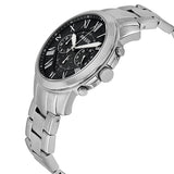 Fossil Grant Chronograph Black Dial Stainless Steel Men's Watch FS4736 - Watches of America #2