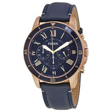 Fossil Grant Sport Chronograph Blue Dial Men's Watch FS5237 - Watches of America