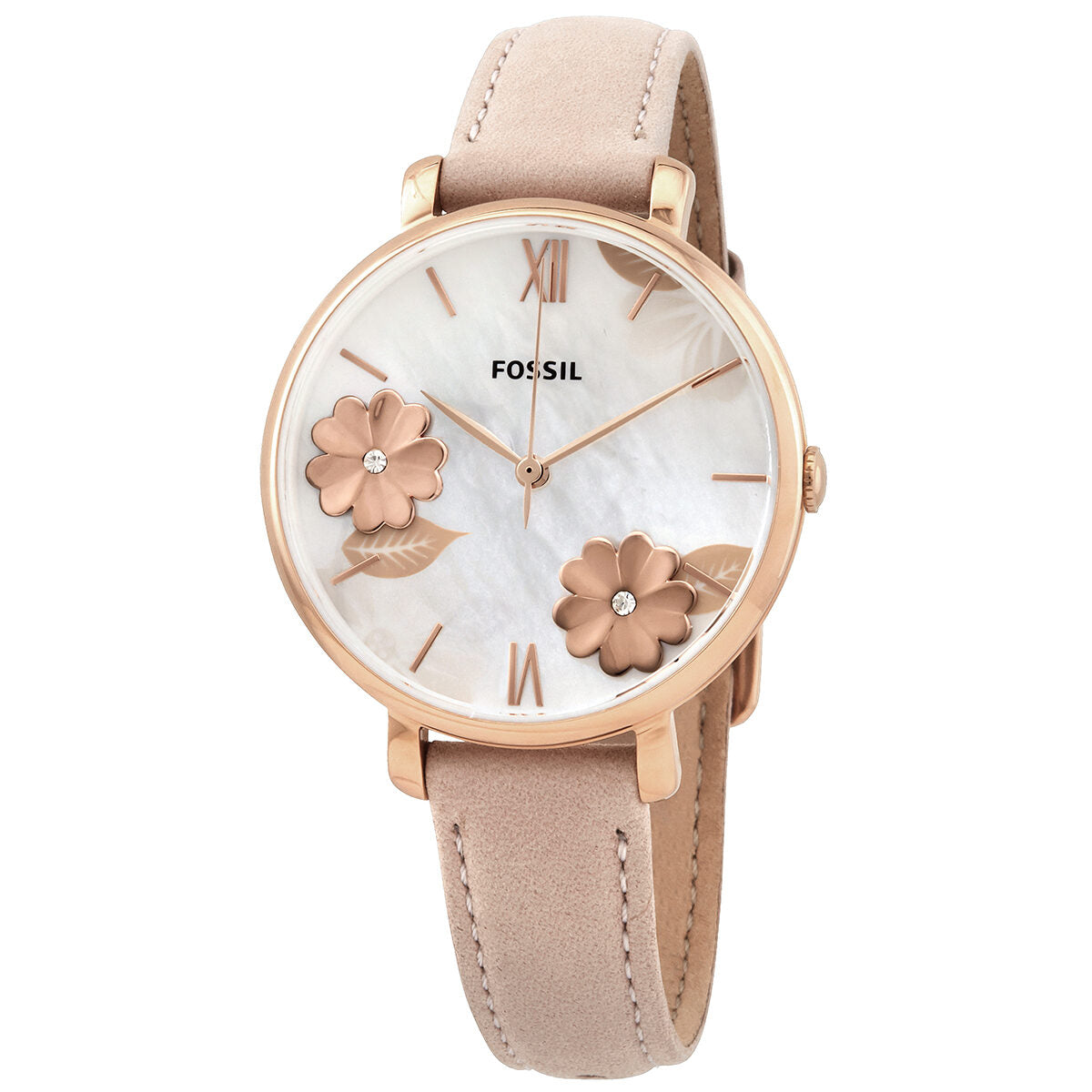 Fossil Jacqueline Quartz White Dial Ladies Watch ES4671 – Watches of America