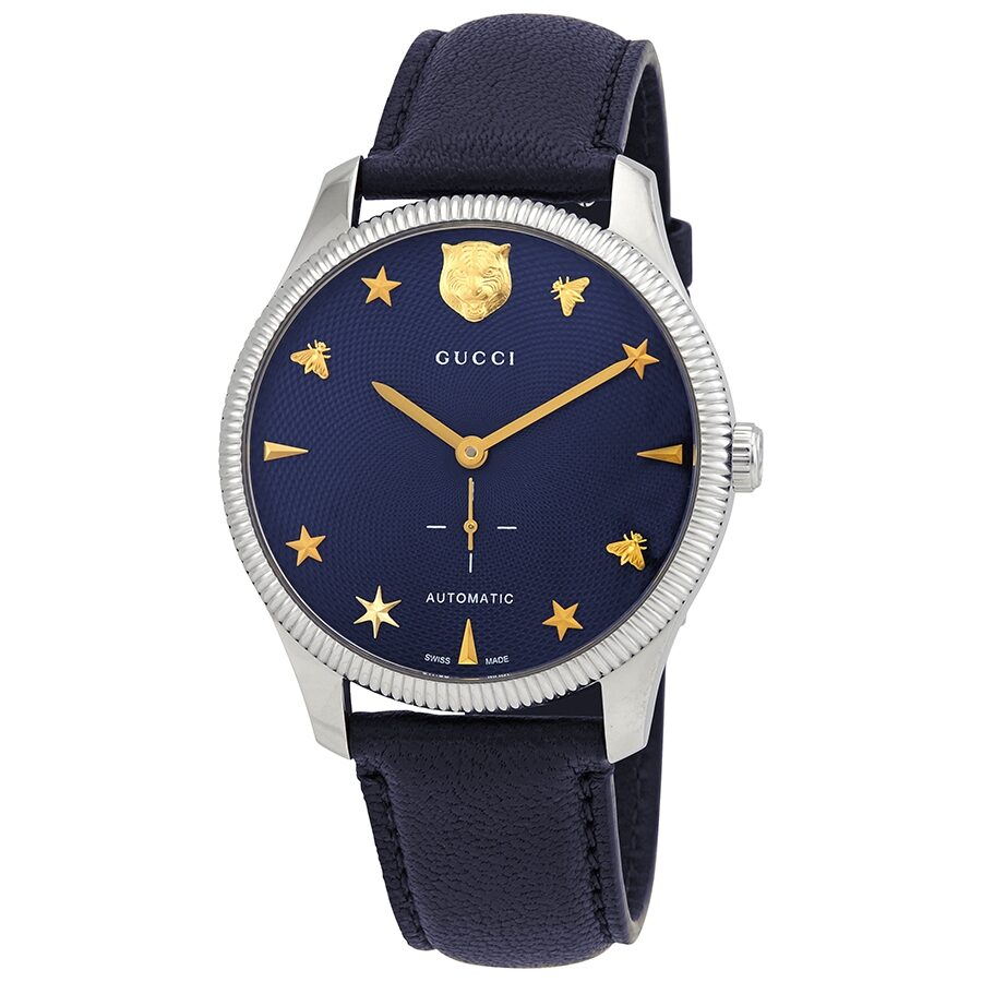 Reloj Gucci G Timeless automatico con esfera azul para hombre YA126347 Watches of America