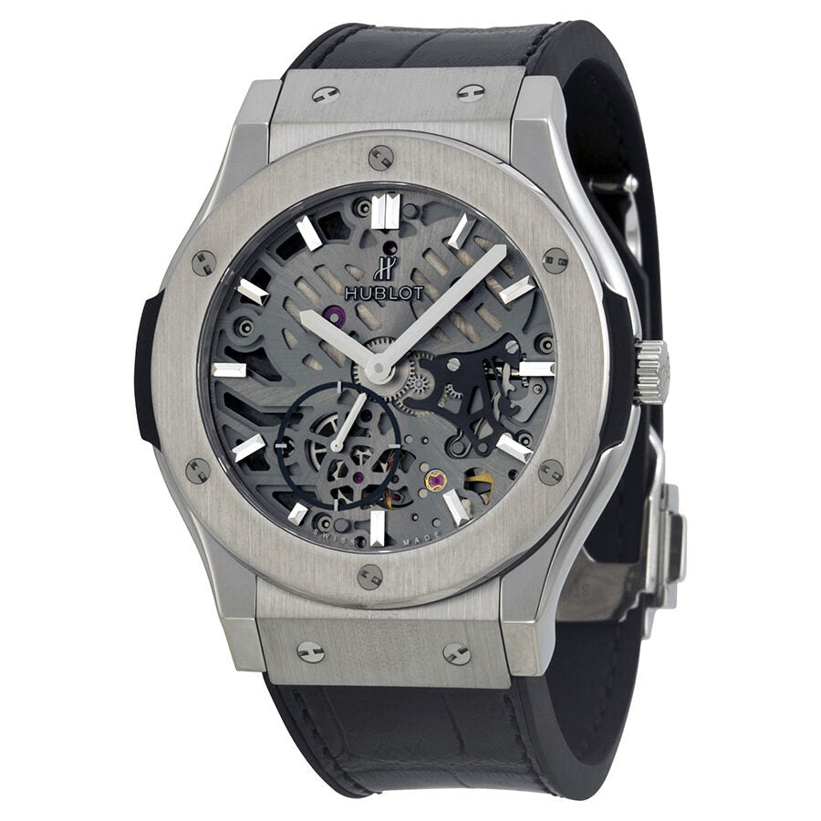 Hublot Classic Fusion Hand Wind Skeleton Dial Men's Watch