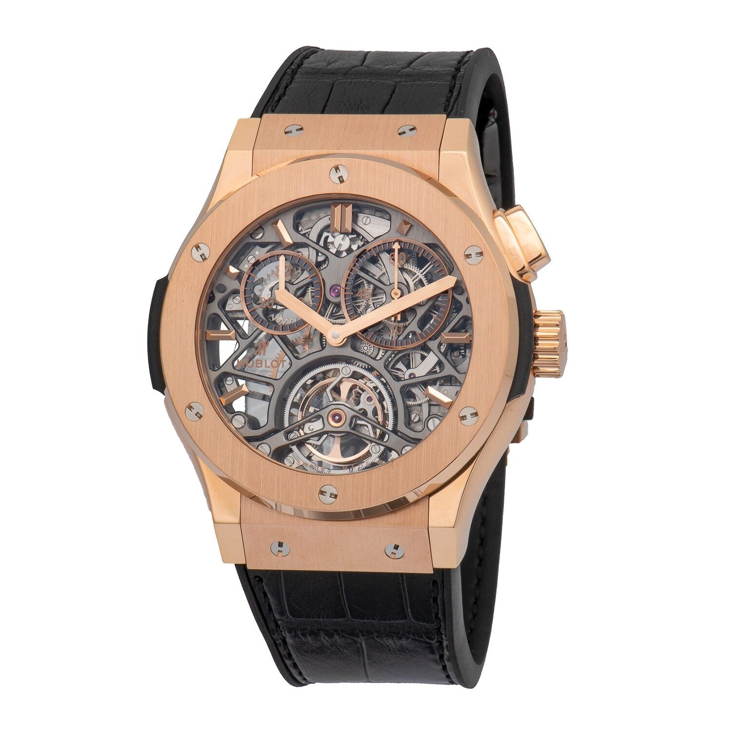 Hublot Tourbillon Skeleton King Gold 18 Carat King Gold Men s Watch 506.OX.0180.LR Watches of America