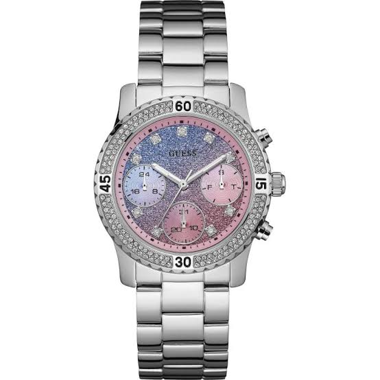 Guess Confetti Silver-Tone Ladies Watch W0774L1 – Watches of