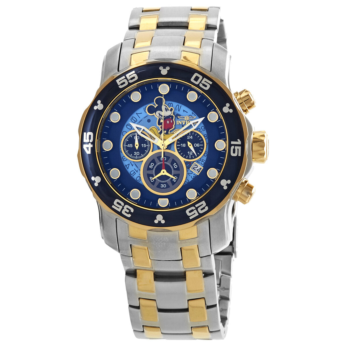 Invicta - Disney - Mickey 2024 Mouse - Quartz Chronograph Spinning Dials - mens watch