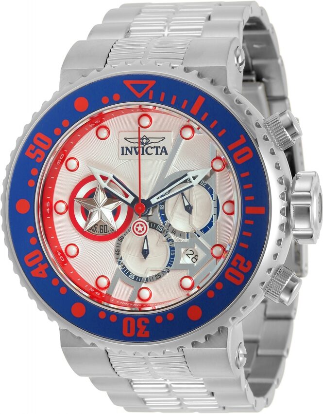 Invicta Marvel Captain America Chronograph Quartz Men s Watch 31905 Watches of America