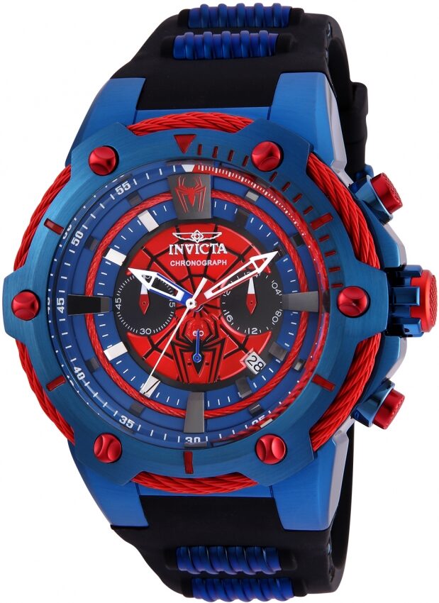 Invicta Marvel Spiderman Chronograph Blue Dial Men s Watch 25688 Watches of America