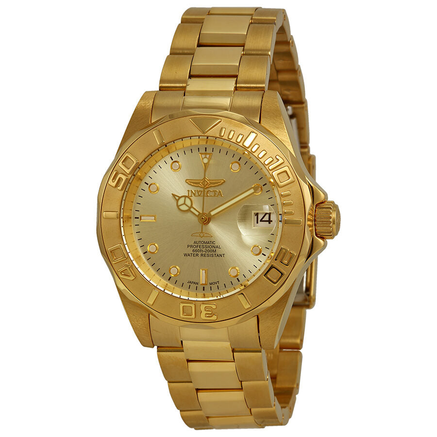 Invicta automatic gold watch best sale