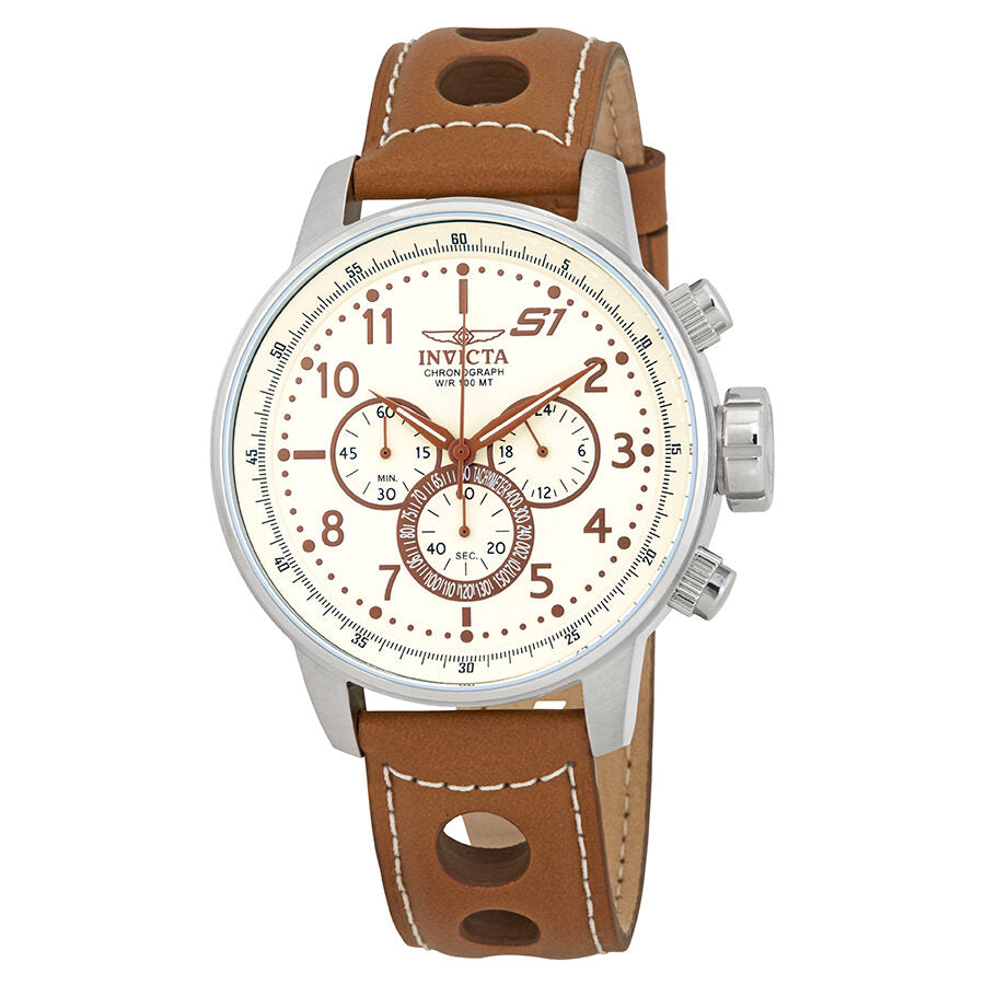 Invicta S1 Rally Chronograph Ivory Dial Men's Watch 25725