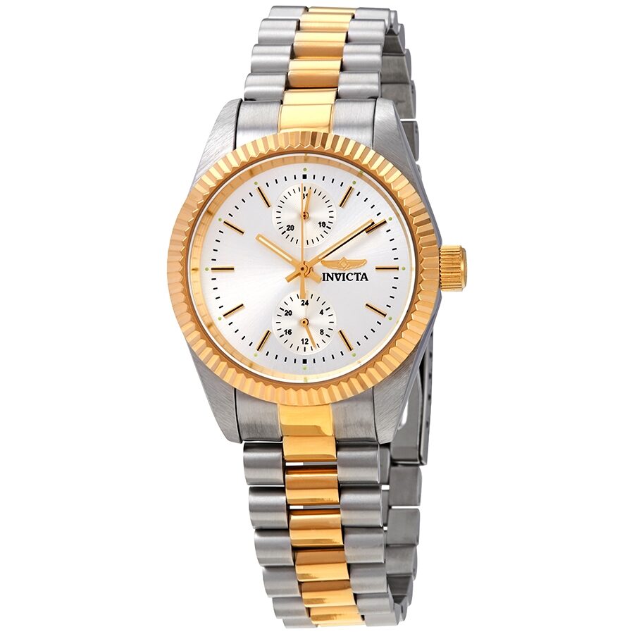 Invicta watch gold and silver sale