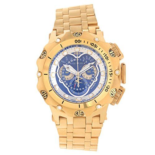 Invicta Venom Reserve Chronograph Blue Dial Yellow Gold plated Men s W Watches of America