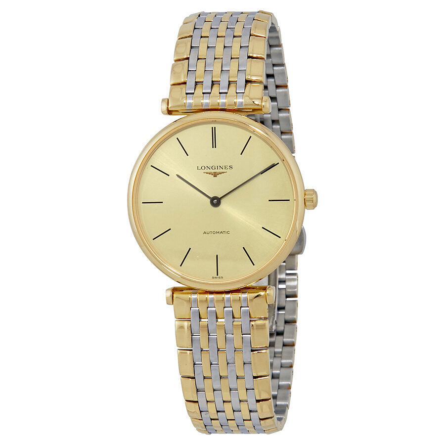 Longines Grande Classique Gold Tone Dial Automatic Ladies Two Tone