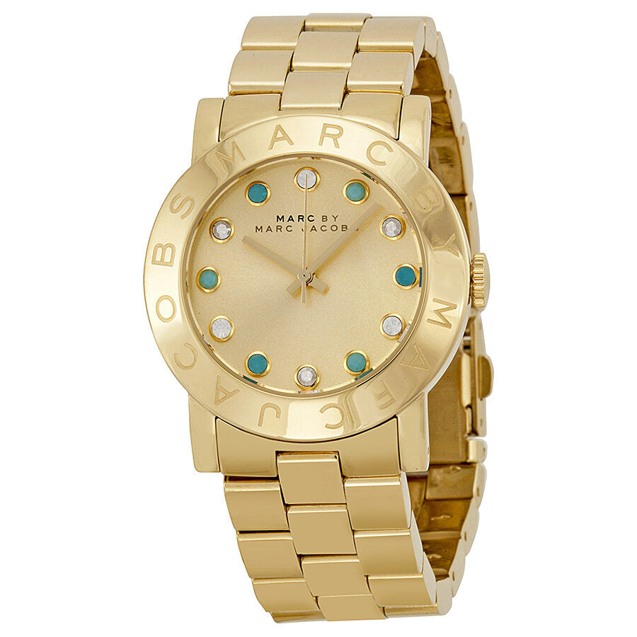 Marc By Marc Jacobs Amy Dexter Gold dial Gold tone Ladies Watch