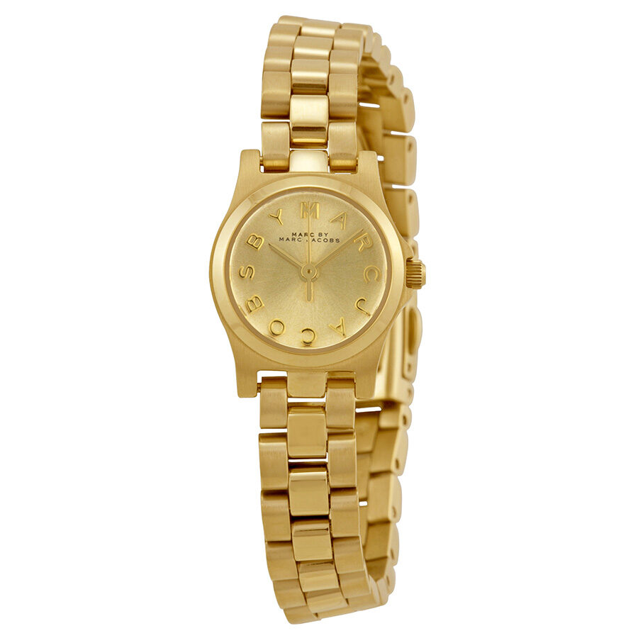 Marc by Marc Jacobs Henry Dinky Champagne Dial Gold tone Ladies Watch Watches of America