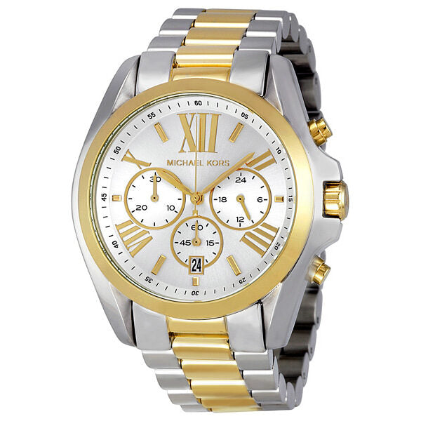 2024 MICHAEL KORS Unisex Chronograph Bradshaw Gold-Tone Stainless Steel Bracelet Watc