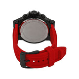 Michael Kors Dylan Chronograph Black Dial Red Silicone Men's Watch MK8382 - Watches of America #3