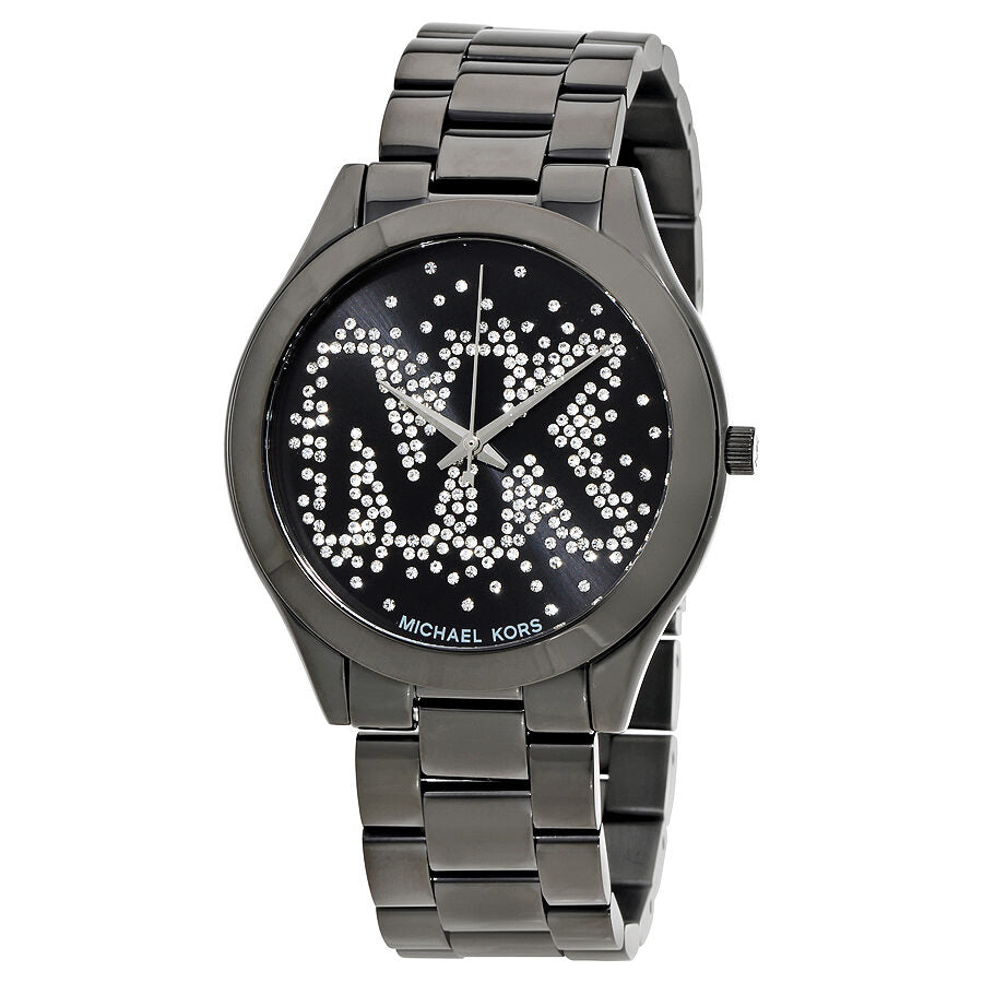 Kors Slim Runway Michael Kors Black And White Watch Michael Kors