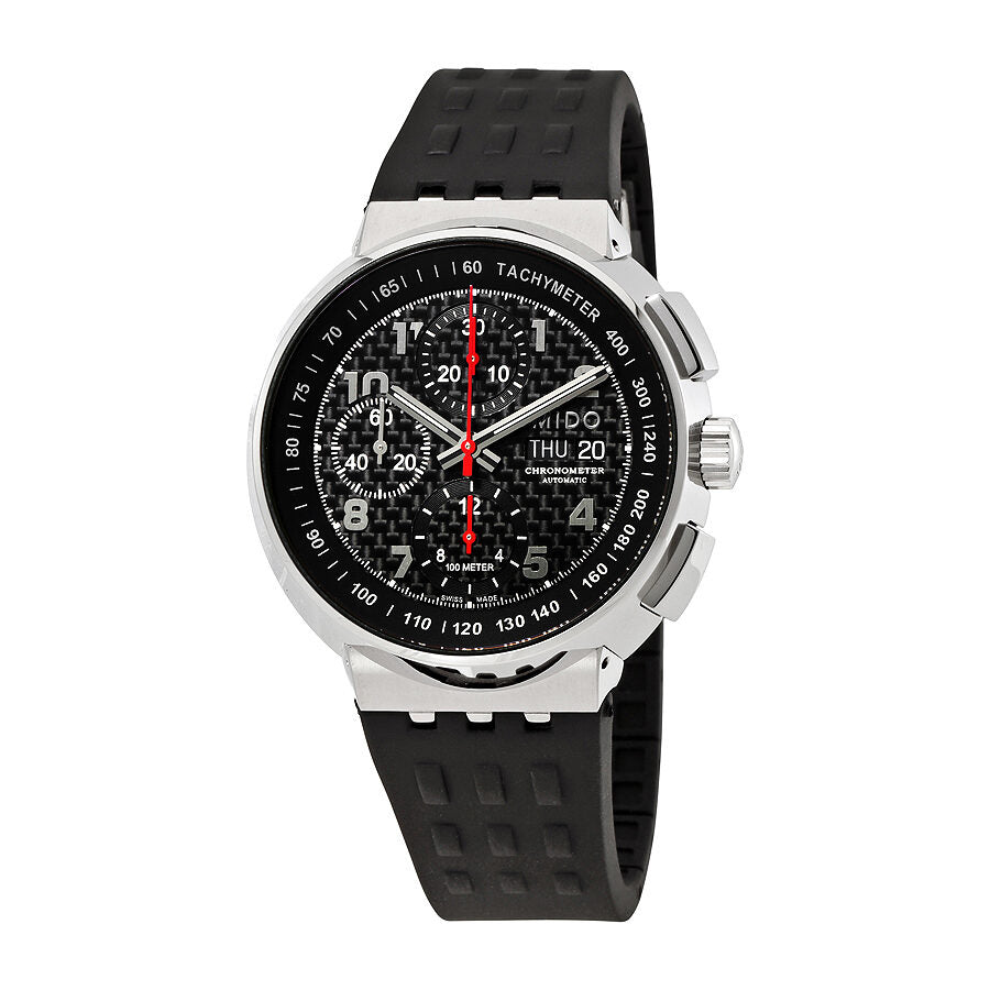 Mido All Dial Carbon Fiber Chronograph Automatic Men s Watch M8360.4.D8.9 Watches of America