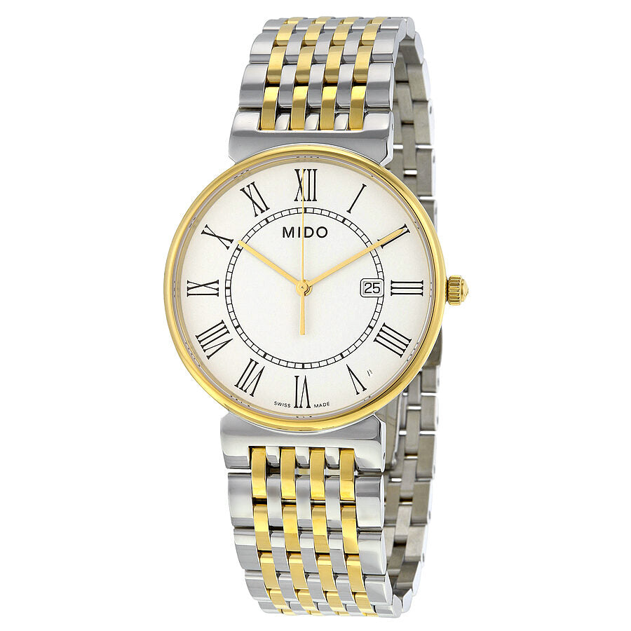 Mido Dorada White Dial Two tone Men s Watch M009.610.22.013.00 Watches of America