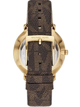 Michael Kors Pyper Reloj de cuarzo con esfera blanca y cristal para mujer MK2857