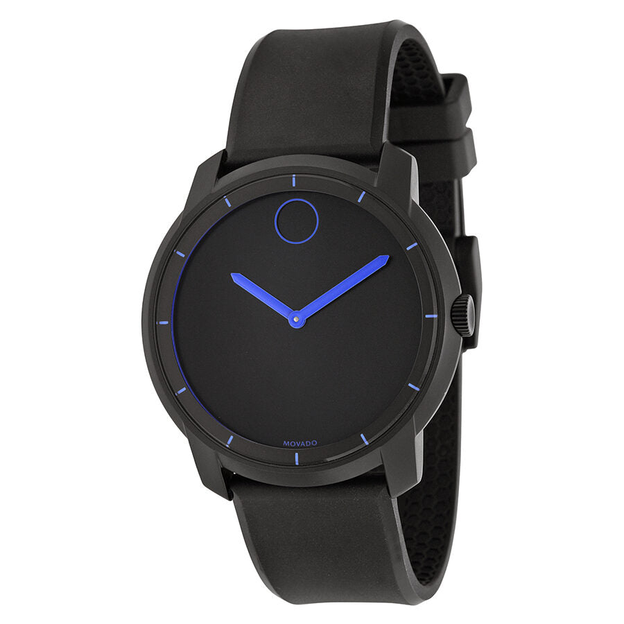 Movado black and discount blue