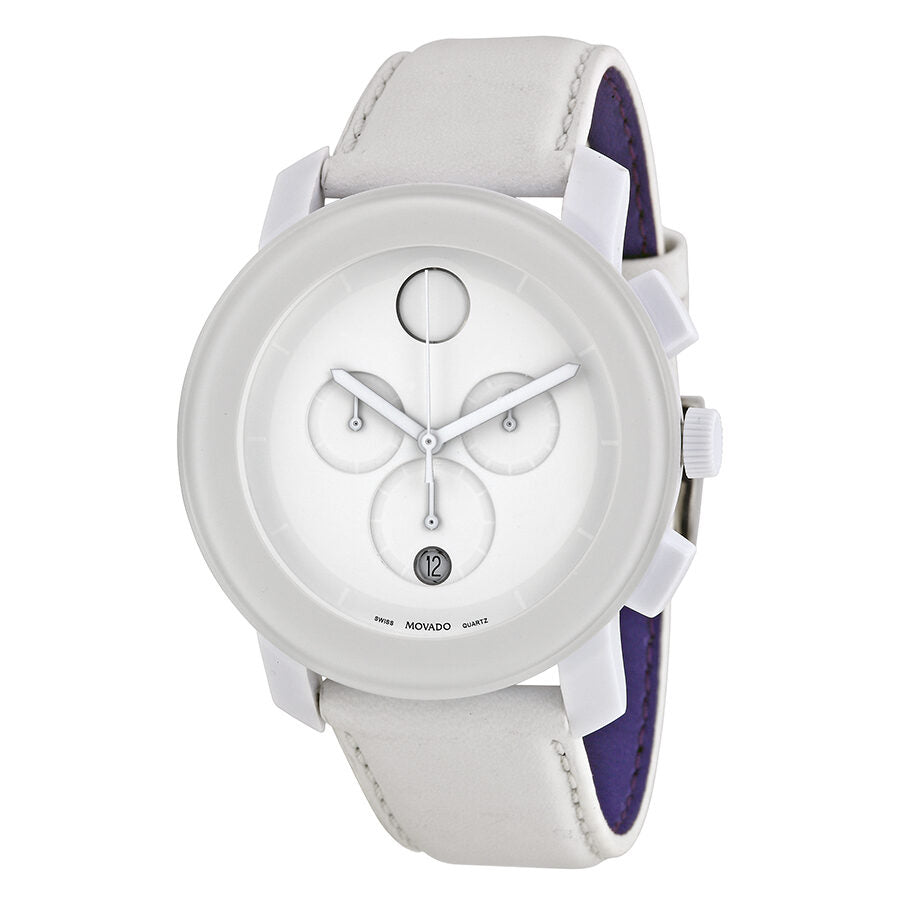 Movado bold white outlet watch