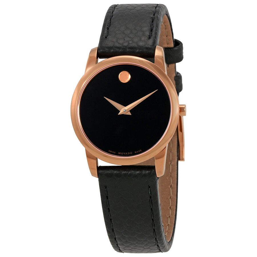 Leather Movado Black Gold Watch Buy Movado Museum Men Watch (MVD