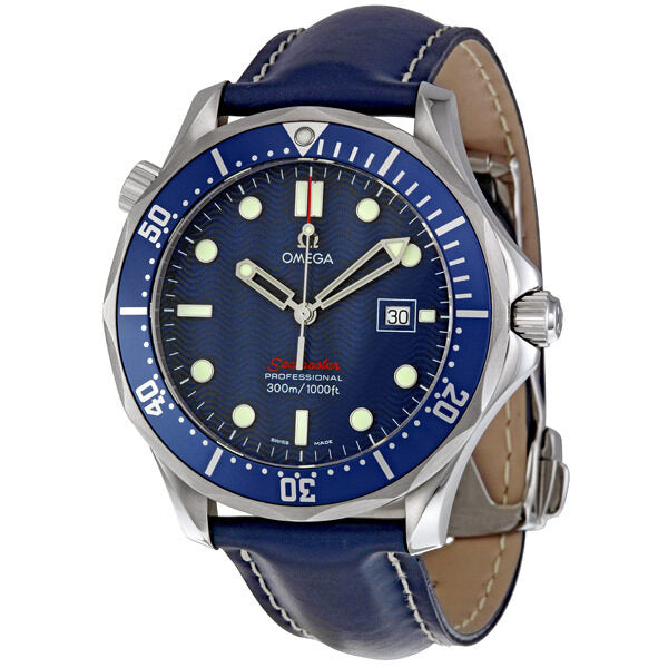 Omega seamaster leather strap price best sale