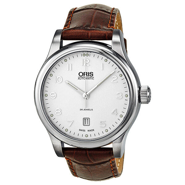 Oris Classic Date Automatic White Dial Stainless Steel Men s Watch 01 733 7594 4091 07 5 20 12 Watches of America