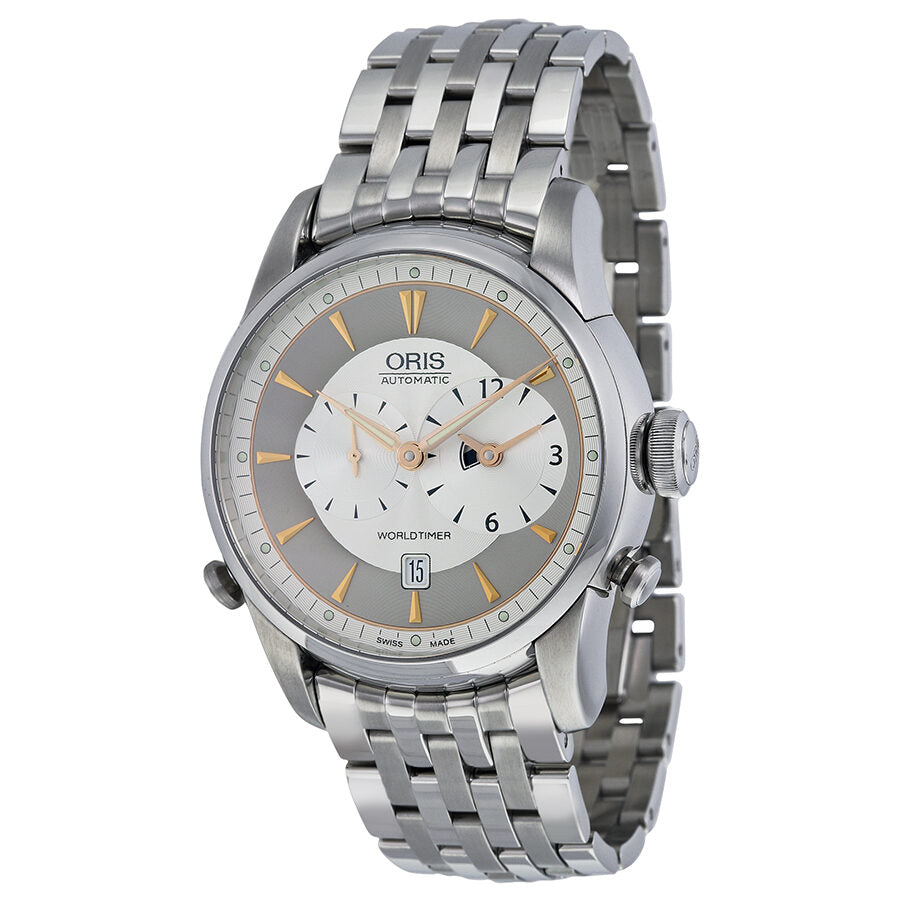 Oris Miles Automatic Silver Dial Stainless Steel Men s Watch 690 7681 4061MB 01 690 7681 4061 07 8 22 73 Watches of America